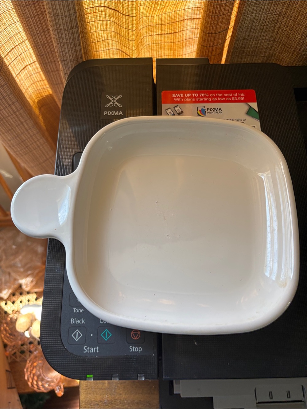 CorningWare Snack it sandwich plate